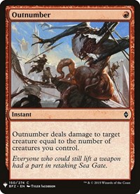 Outnumber, The List Reprints