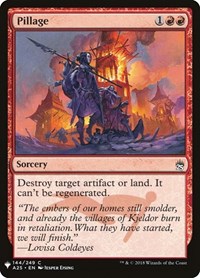 Pillage, The List Reprints
