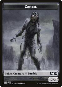 Zombie // Wolf Double-Sided Token, Magic Game Night 2019