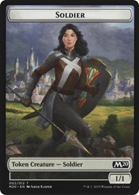 Soldier // Dinosaur Double-Sided Token, Magic Game Night 2019