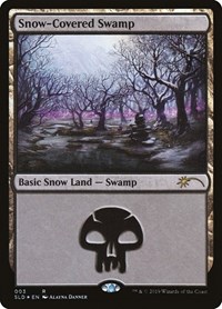Snow-Covered Swamp (3), Secret Lair Drop Series