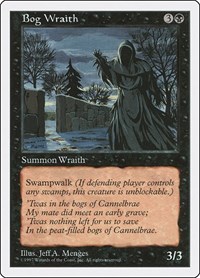 Bog Wraith, Fifth Edition