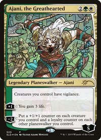Ajani, the Greathearted (Stained Glass), Secret Lair Drop Series