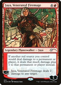 Jaya, Venerated Firemage (Stained Glass), Secret Lair Drop Series