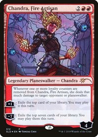 Chandra, Fire Artisan (Stained Glass), Secret Lair Drop Series