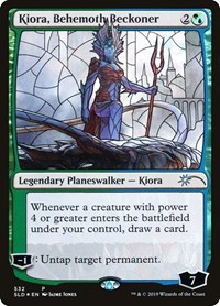 Kiora, Behemoth Beckoner (Stained Glass), Secret Lair Drop Series