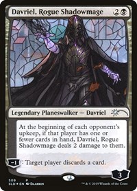 Davriel, Rogue Shadowmage (Stained Glass), Secret Lair Drop Series
