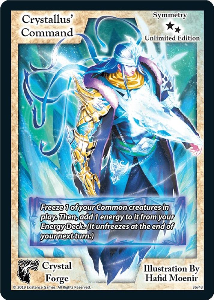 Crystallus' Command (Unlimited Edition), Standard, front