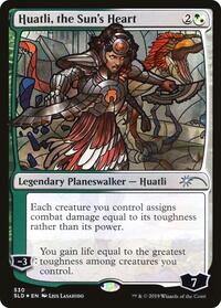 Huatli, the Sun's Heart (Stained Glass), Secret Lair Drop Series
