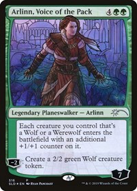 Arlinn, Voice of the Pack (Stained Glass), Secret Lair Drop Series