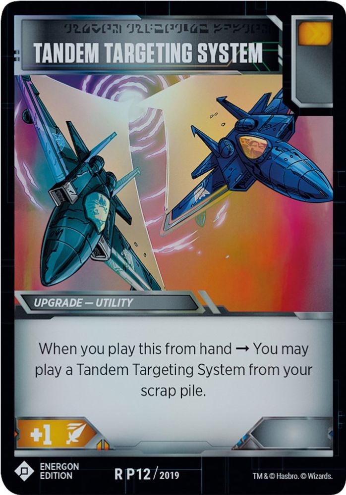 Tandem Targeting System (Energon Edition), Standard, front