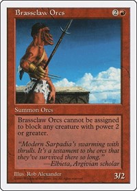 Brassclaw Orcs, Fifth Edition