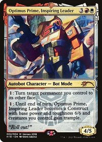 Optimus Prime, Inspiring Leader, Unique and Miscellaneous Promos
