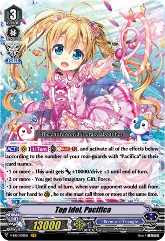 Top Idol, Pacifica, Standard, front