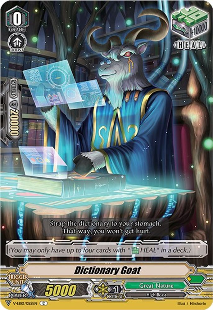 Dictionary Goat, Standard, front