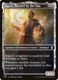 Daxos, Blessed by the Sun (Showcase), Theros Beyond Death