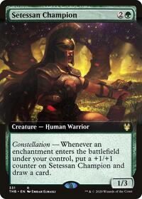 Setessan Champion (Extended Art), Theros Beyond Death