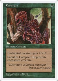 Carapace, Fifth Edition