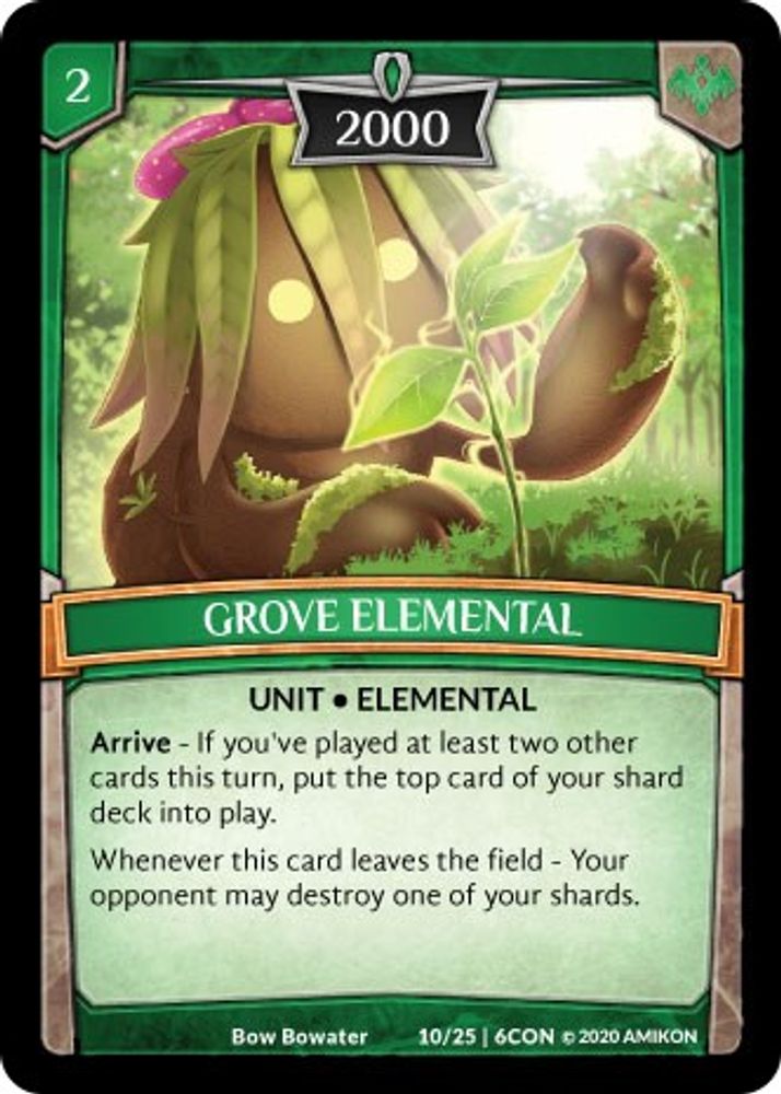 Grove Elemental, Standard, front