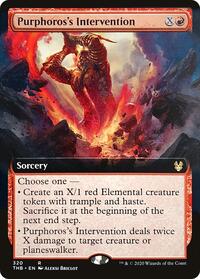 Purphoros's Intervention (Extended Art), Theros Beyond Death