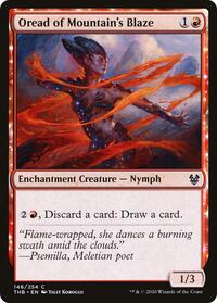 Oread of Mountain's Blaze, Theros Beyond Death