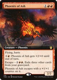Phoenix of Ash (Extended Art), Theros Beyond Death