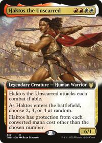 Haktos the Unscarred (Extended Art), Theros Beyond Death