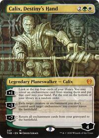 Calix, Destiny's Hand (Borderless), Theros Beyond Death