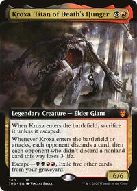 Kroxa, Titan of Death's Hunger (Extended Art), Theros Beyond Death
