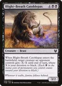 Blight-Breath Catoblepas, Theros Beyond Death