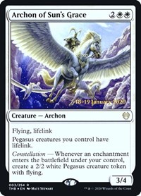 Archon of Sun's Grace, Prerelease Cards