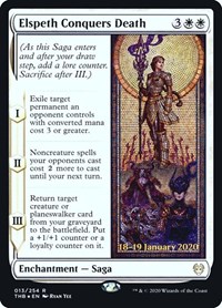 Elspeth Conquers Death, Prerelease Cards