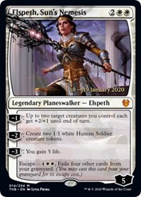 Elspeth, Sun's Nemesis, Prerelease Cards