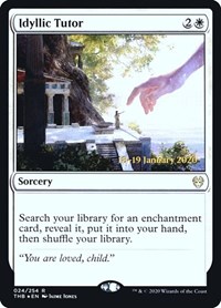 Idyllic Tutor, Prerelease Cards