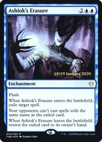 Ashiok's Erasure, Prerelease Cards