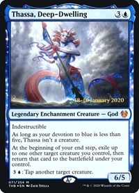 Thassa, Deep-Dwelling, Prerelease Cards