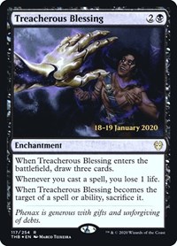 Treacherous Blessing, Prerelease Cards