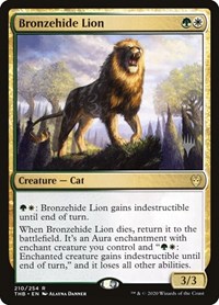 Bronzehide Lion, Promo Pack: Theros Beyond Death