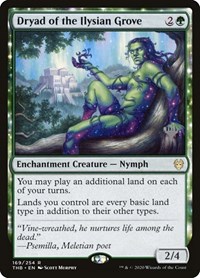 Dryad of the Ilysian Grove, Promo Pack: Theros Beyond Death