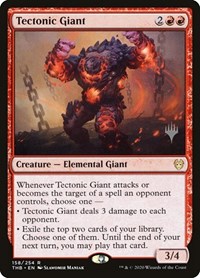 Tectonic Giant, Promo Pack: Theros Beyond Death