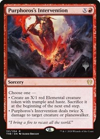 Purphoros's Intervention, Promo Pack: Theros Beyond Death