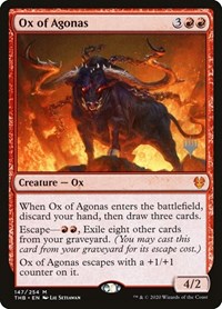 Ox of Agonas, Promo Pack: Theros Beyond Death