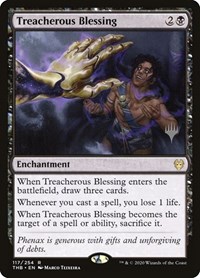 Treacherous Blessing, Promo Pack: Theros Beyond Death