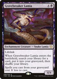 Gravebreaker Lamia, Promo Pack: Theros Beyond Death