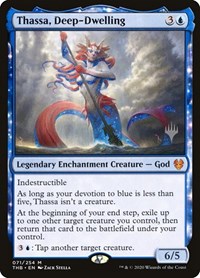 Thassa, Deep-Dwelling, Promo Pack: Theros Beyond Death