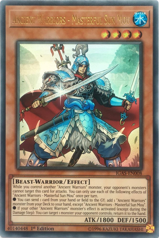 Ancient Warriors - Masterful Sun Mou, 1st-edition, front