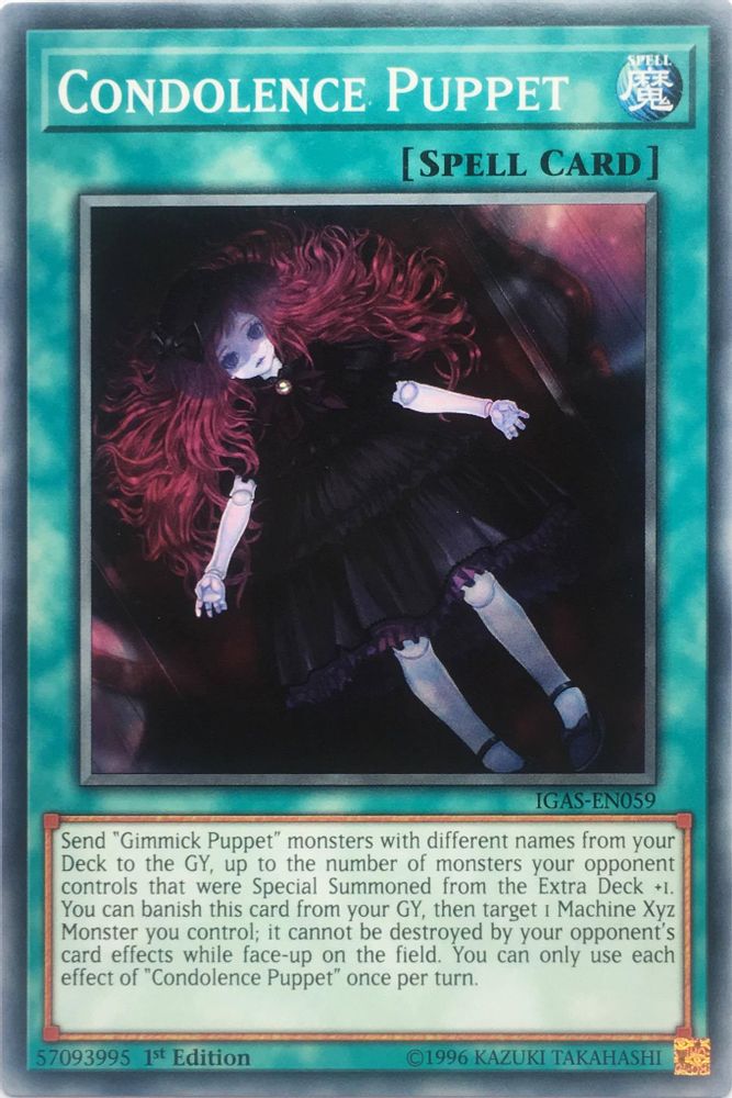Condolence Puppet, 1st-edition, front