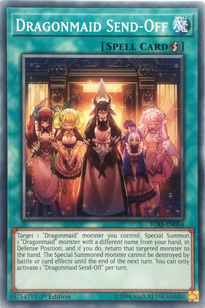 Dragonmaid Send-Off, 1st-edition, front