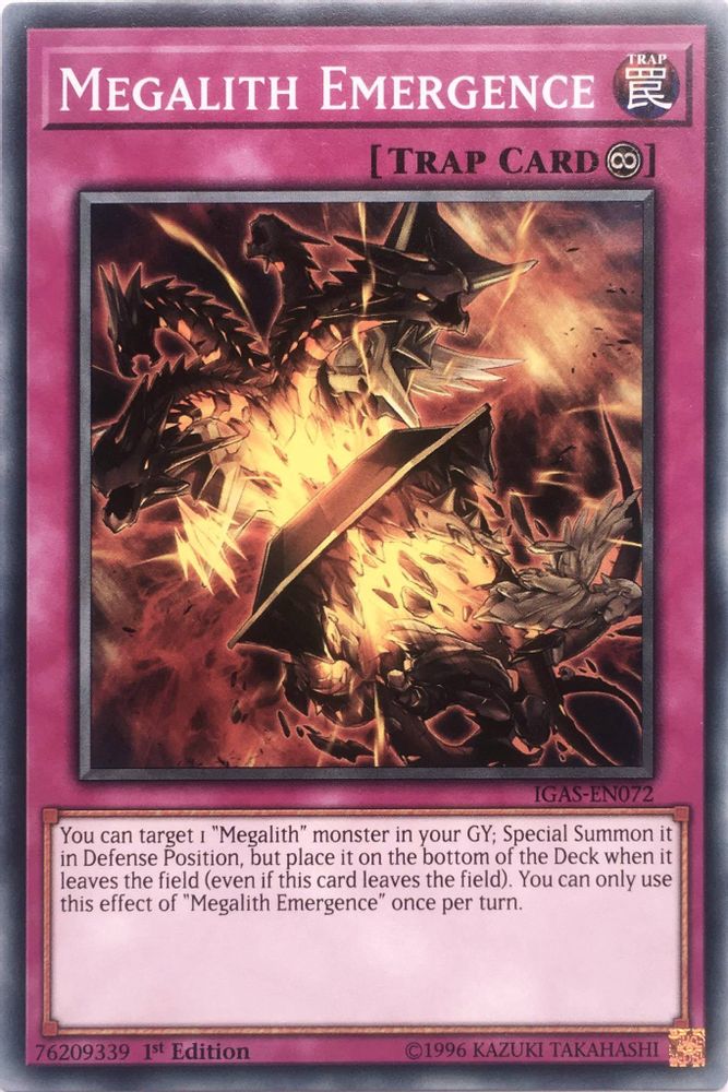 Megalith Emergence, 1st-edition, front