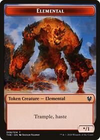 Elemental // Satyr Double-Sided Token, Theros Beyond Death